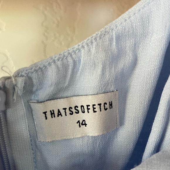 That’s so fetch| Pastel Powder Blue Spring/Summer Babydoll Strappy dress••• - Picture 6 of 8